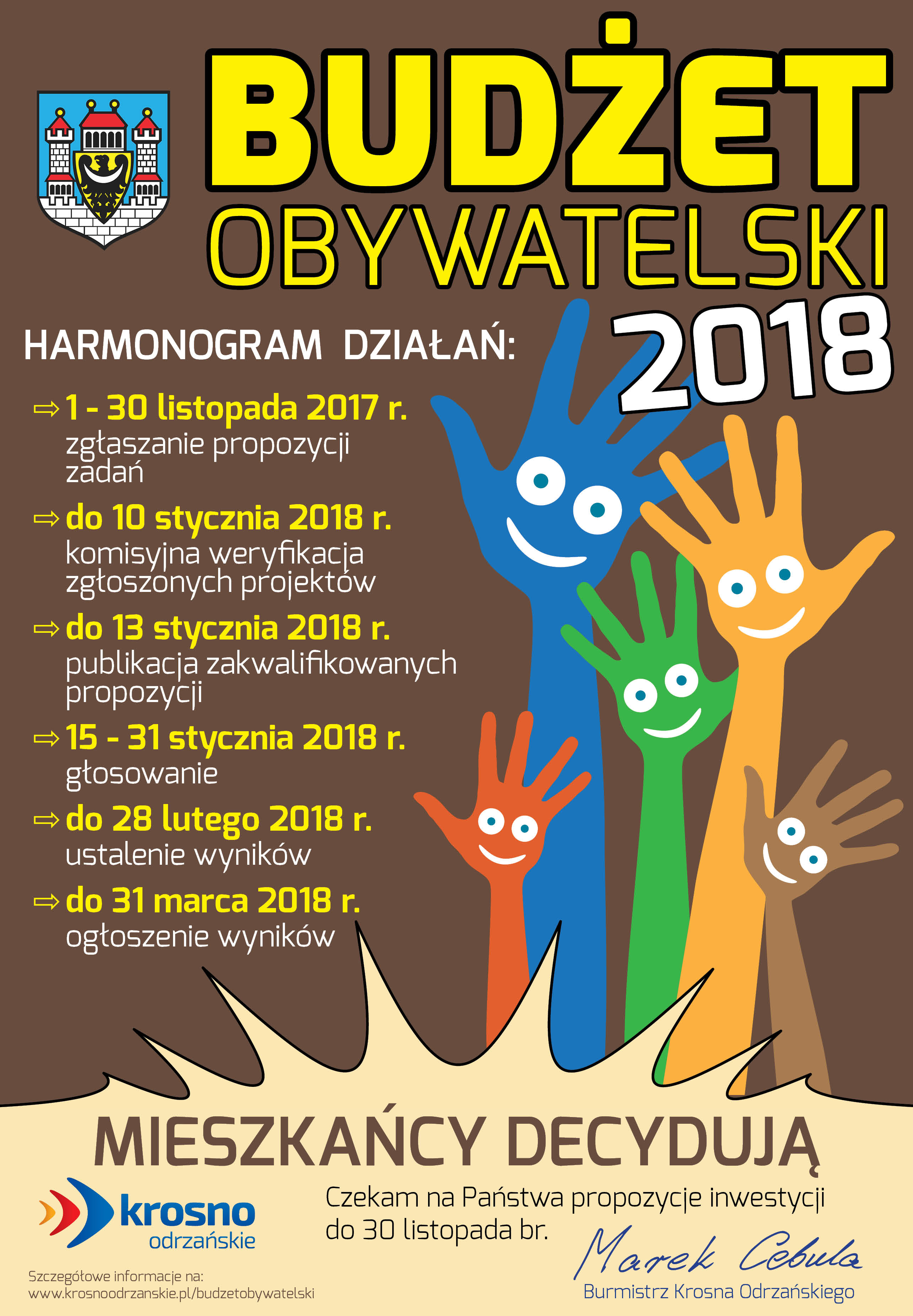 bud et obywatelski 2018 plakat B1 brůz