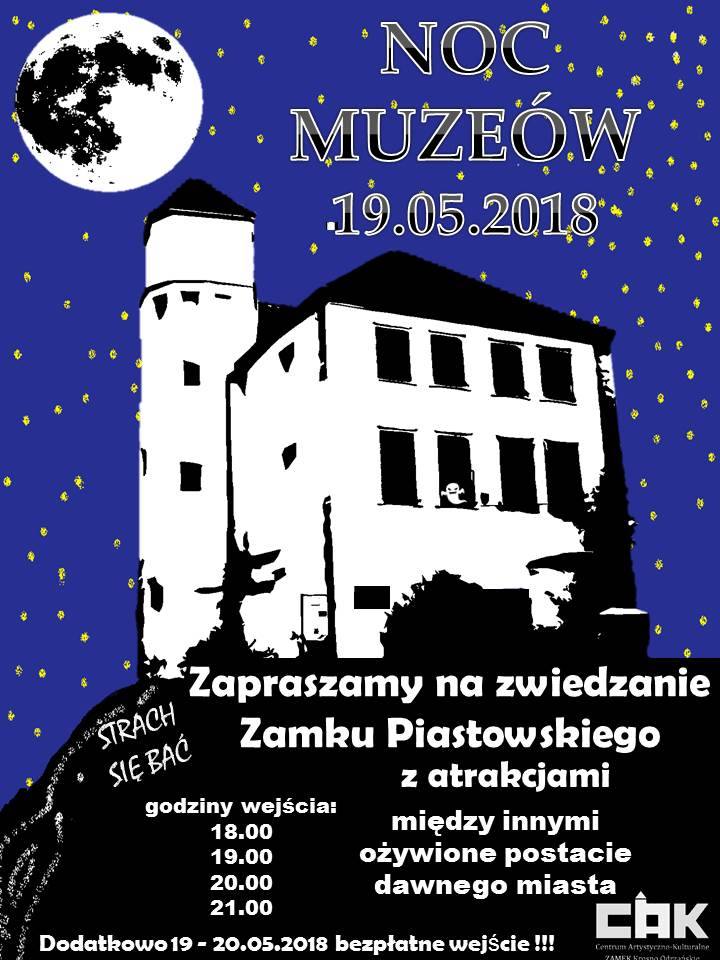 cak zamek noc muzeów