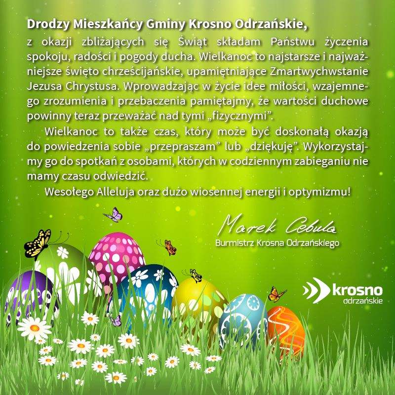 kartka wielkanoc mieszkańcy