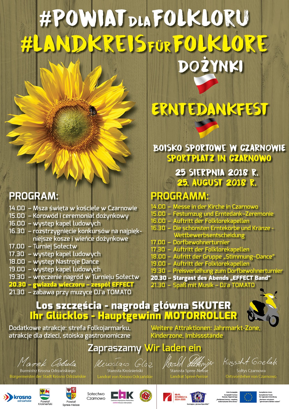plakat B2 dożynki 2018 PL DE