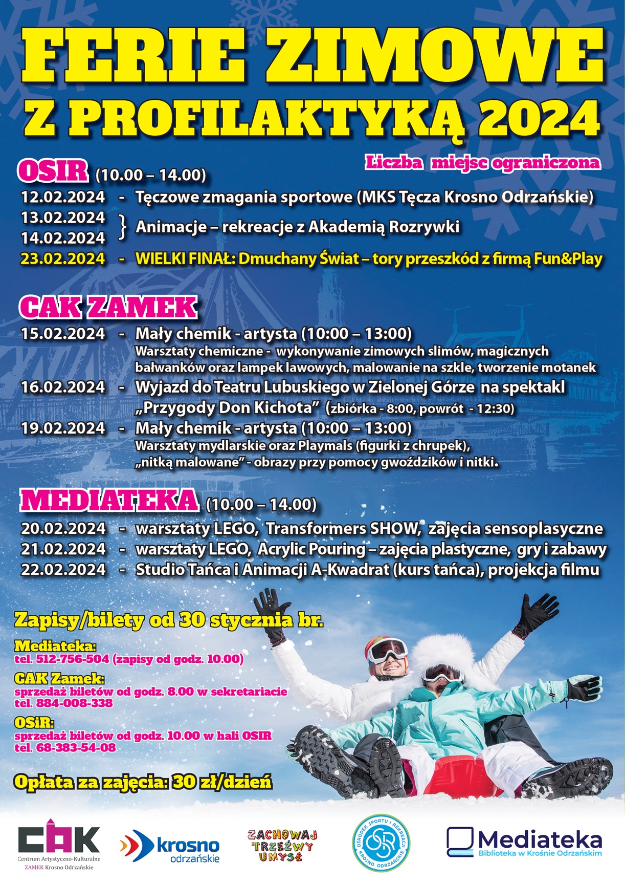 plakat B2 ferie 2024