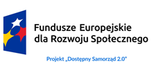 Tekst alternatywny – logo projektu „Dostępny samorząd 2.0”